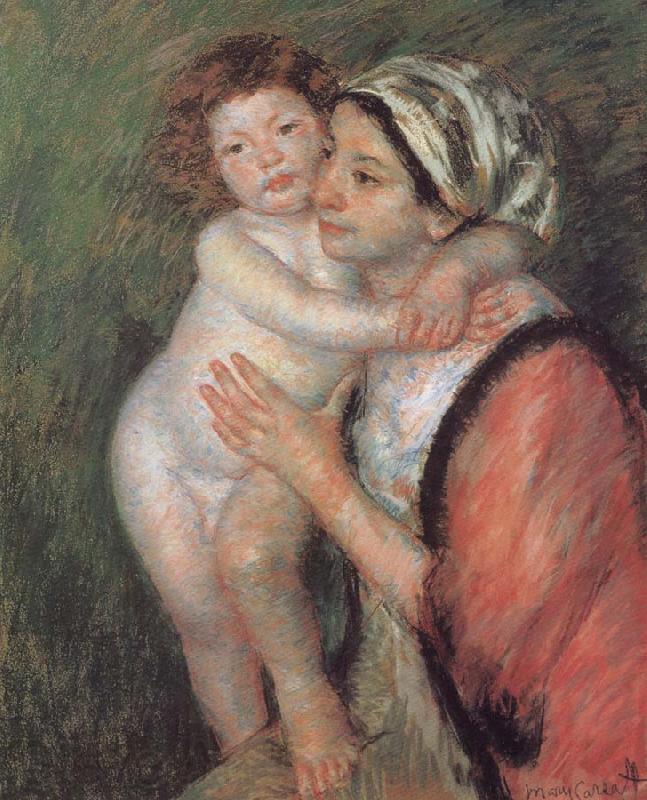Mary Cassatt Mother and son